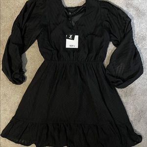 NWT Black baby doll dress